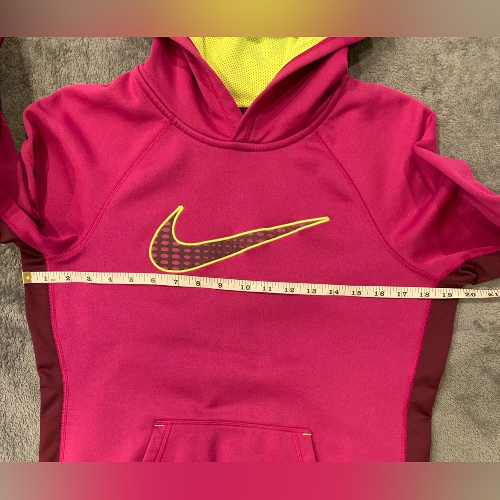 Nike Pink and neon Hoodie - Picture 3 of 11